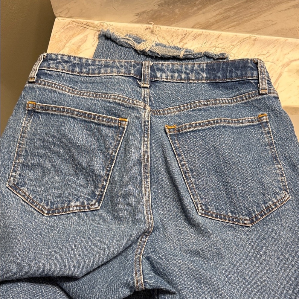 Abercrombie & Fitch the 90s relaxed Jean high rise curve love size 30/10 Long